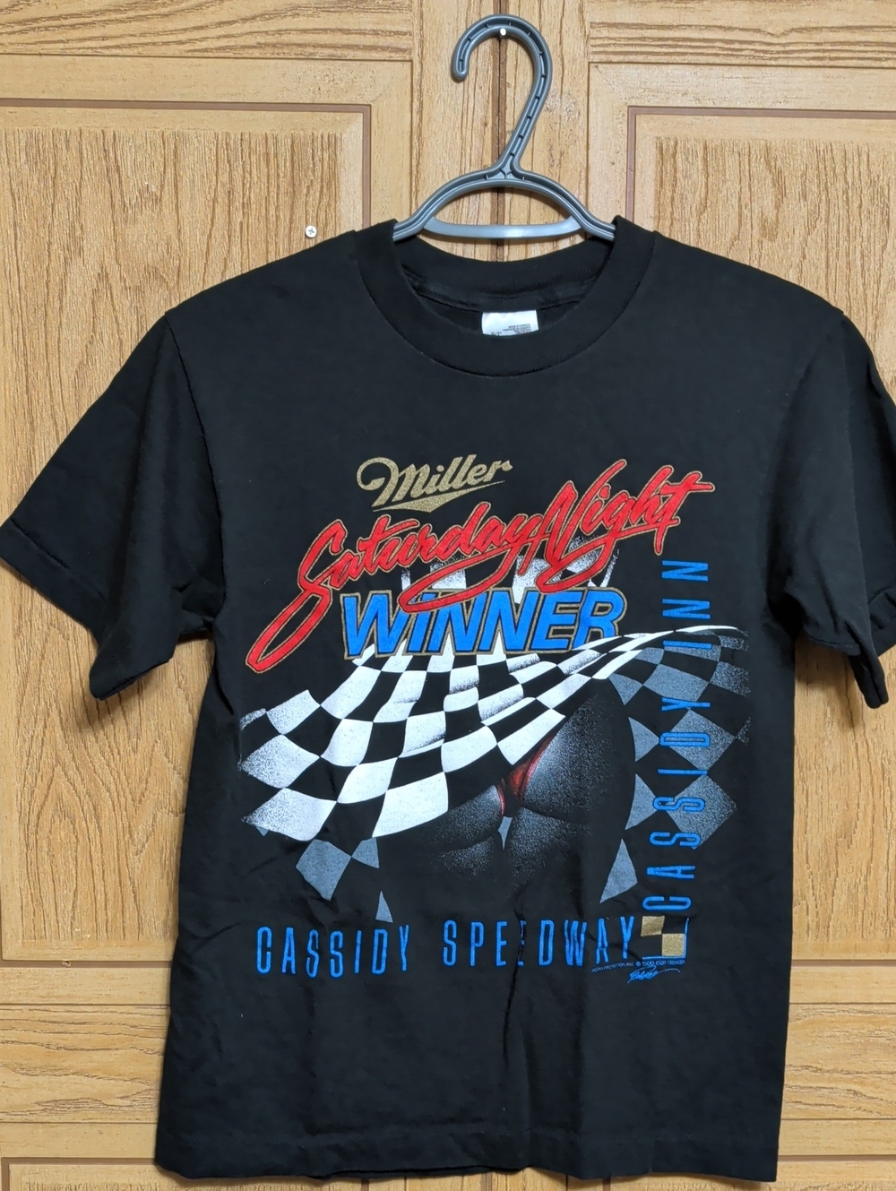 Saturday Night Winner Graphic Tee - Black